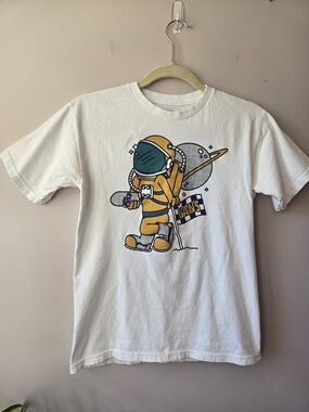 Vans Off The Wall Graphic Astronaut Skater T-Shirt - Men's Small